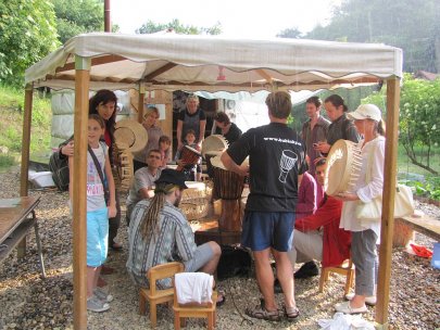 Skupinový kurz - výroba bubnů